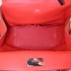 Hermès Tool Box small model handbag in red Swift leather - Detail D3 thumbnail