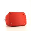 Hermès Tool Box small model handbag in red Swift leather - Detail D5 thumbnail