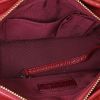 Borsa a tracolla Chanel Gabrielle  modello piccolo in tessuto di lana e pelle rosso mattone - Detail D3 thumbnail