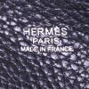 Hermes Evelyne large model shoulder bag in black leather taurillon clémence - Detail D3 thumbnail