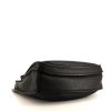 Hermes Evelyne large model shoulder bag in black leather taurillon clémence - Detail D4 thumbnail