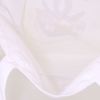 Chanel shopping bag in white logo canvas - Detail D2 thumbnail