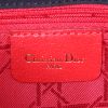 Dior Vintage handbag in canvas cannage and black patent leather - Detail D3 thumbnail