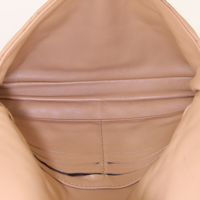 Dior Miss Dior Promenade shoulder bag in beige leather cannage - Detail D2