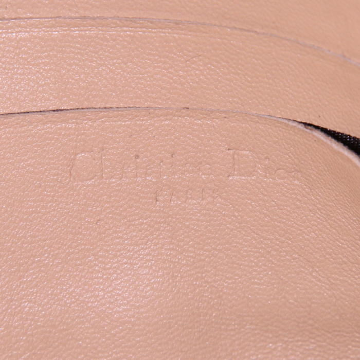 Sac bandoulière Dior Miss Dior Promenade en cuir cannage beige - Detail D3