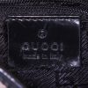 Borsa Gucci Jackie in tela grigia e pelle verniciata nera - Detail D3 thumbnail