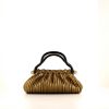 Bulgari handbag in gold leather - 360 thumbnail
