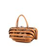 Salvatore Ferragamo handbag in brown leather - Detail D1 thumbnail