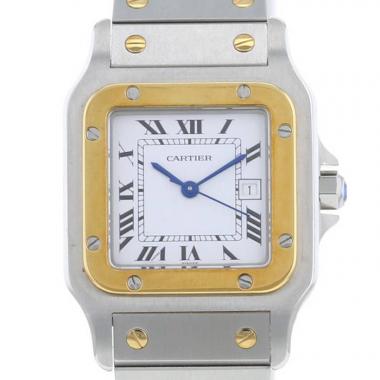 Reloj Cartier Santos de oro y acero Ref :  1172961 Circa  1995
