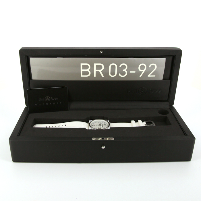 Montre Bell
Ross BR03 en acier et céramique Ref : BR03-92-SC Vers 2016 - Detail D2