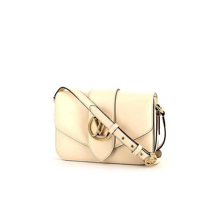 Louis Vuitton Pont Neuf shoulder bag in white leather - 00pp