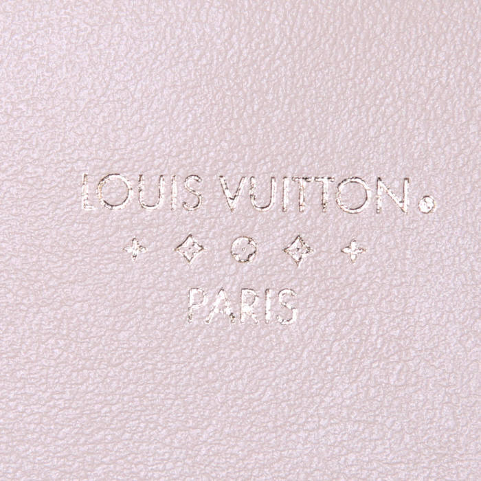 Louis Vuitton Pont Neuf shoulder bag in white leather - Detail D3