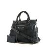 Balenciaga Classic City handbag in grey blue suede - 00pp thumbnail
