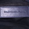 Balenciaga Classic City handbag in grey blue suede - Detail D4 thumbnail