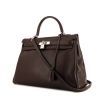Hermes Kelly 35 cm handbag in brown Swift leather - 00pp thumbnail