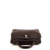 Hermes Kelly 35 cm handbag in brown Swift leather - 360 Front thumbnail