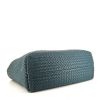Bottega Veneta Cabat shopping bag in blue braided leather - Detail D4 thumbnail