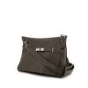 Hermès Jypsiere shoulder bag 34 cm in grey togo leather - 00pp thumbnail