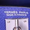 Sac à main Hermès Kelly 20 cm en cuir epsom bleu - Detail D4 thumbnail