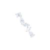 Messika Meli- Melo earring in white gold and diamonds (5,13 carats) - 00pp thumbnail