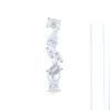 Messika Meli- Melo earring in white gold and diamonds (5,13 carats) - 360 thumbnail