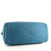 Hermes Victoria handbag in blue togo leather - Detail D4 thumbnail