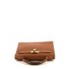 Hermes Kelly 32 cm handbag in gold epsom leather - 360 Front thumbnail