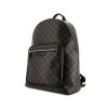 Louis Vuitton Josh backpack in grey Graphite damier graphite canvas and black leather - 00pp thumbnail