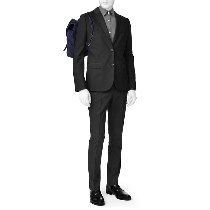 Zaino Gucci in tessuto monogram blu e pelle blu - Detail D1