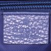 Gucci backpack in blue monogram canvas and blue leather - Detail D3 thumbnail
