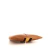 Bolso de mano Gucci Jackie en cuero marrón y lona bicolor - Detail D4 thumbnail