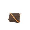 Borsa Louis Vuitton Musette Salsa in tela monogram marrone e pelle naturale - 00pp thumbnail