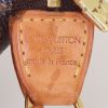 Pochette Louis Vuitton Pochette accessoires in tela monogram marrone e pelle naturale - Detail D3 thumbnail