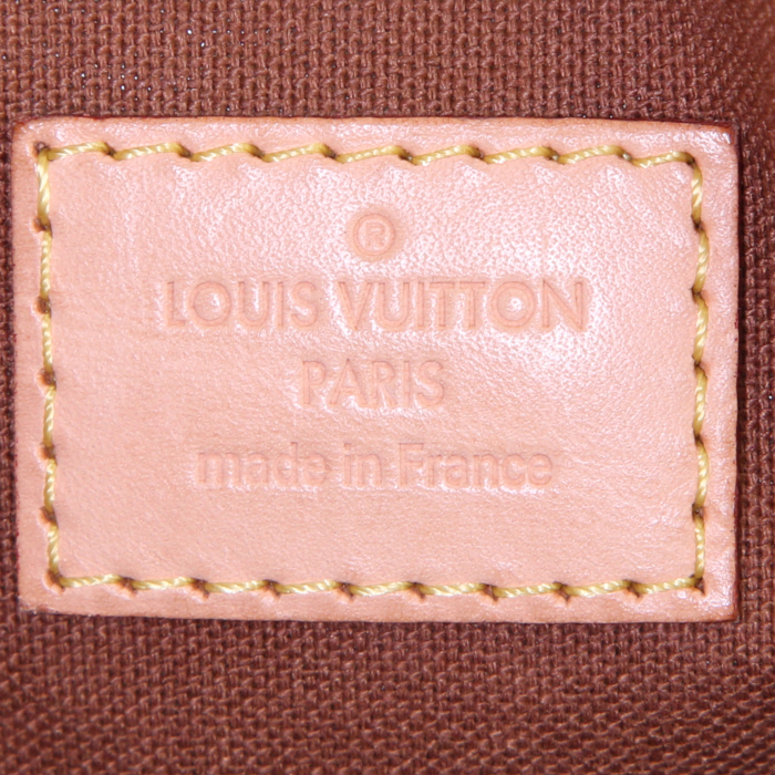 Louis Vuitton Odeon handbag in monogram canvas and natural leather - Detail D4