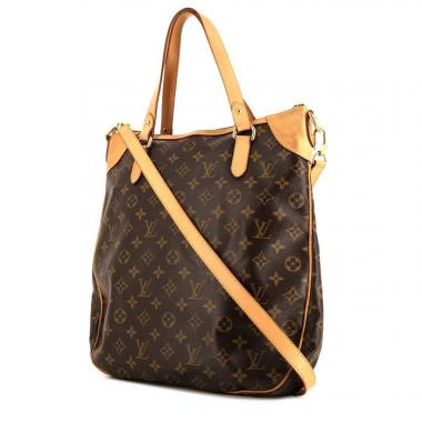 Borsa Louis Vuitton Odeon in tela monogram e pelle naturale