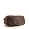 Sac cabas Louis Vuitton Batignolles en toile monogram marron et cuir naturel - Detail D4 thumbnail