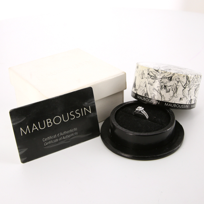 Bague Mauboussin Chance Of Love en or blanc et diamants - Detail D2