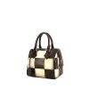 Louis Vuitton Speedy Editions Limitées small model handbag in brown and white damier canvas and brown leather - 00pp thumbnail