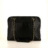 Chanel Grand Shopping shopping bag in black ostrich leather - 360 thumbnail