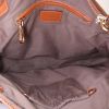 Chloé Marcie shoulder bag in brown grained leather - Detail D3 thumbnail