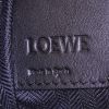 Borsa a tracolla Loewe Hammock modello medio in tela beige e nera e pelle marrone - Detail D3 thumbnail