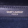 Borsa a tracolla Saint Laurent Sunset in coccodrillo blu e camoscio blu - Detail D4 thumbnail