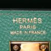 Sac à main Hermes Kelly 25 cm en cuir epsom vert Bamboo - Detail D4 thumbnail