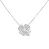 Van Cleef & Arpels Cosmos medium model brooch-pendant in white gold and diamonds - 00pp thumbnail