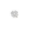 Van Cleef & Arpels Cosmos medium model brooch-pendant in white gold and diamonds - Detail D1 thumbnail