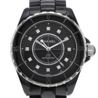 Montre Chanel J12 Joaillerie en céramique noire Vers  2012