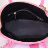 Balenciaga Ville Top Handle shoulder bag in pink grained leather - Detail D3 thumbnail