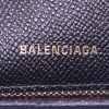 Balenciaga Ville Top Handle shoulder bag in pink grained leather - Detail D4 thumbnail