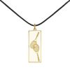 Piaget 1970's pendant in yellow gold,  diamond and resin - 00pp thumbnail