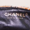 Bolso de mano Chanel Baguette en piel de potro marrón, negra y blanca - Detail D4 thumbnail